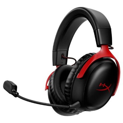 Imagem de Headset HyperX Cloud III S Wireless Preto/ Vermelho (PC/PS5)