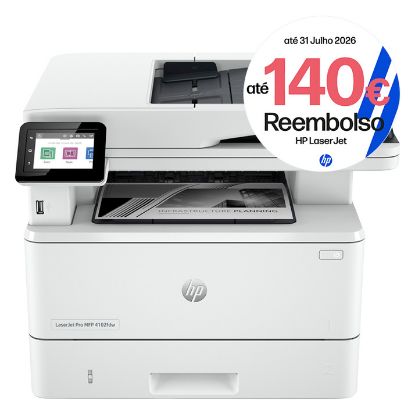 Imagem de Impressora HP Multifunções Mono Wireless LaserJet Pro MFP 4102fdw (A4)