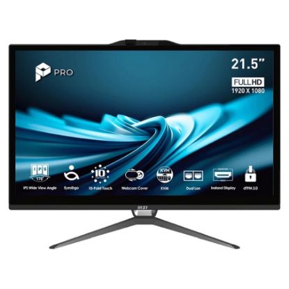 Imagem de Computador MSI AiO Pro AP222T-042XEU 22" Touch i3 8GB SSD 256GB UHD Graphics Preto