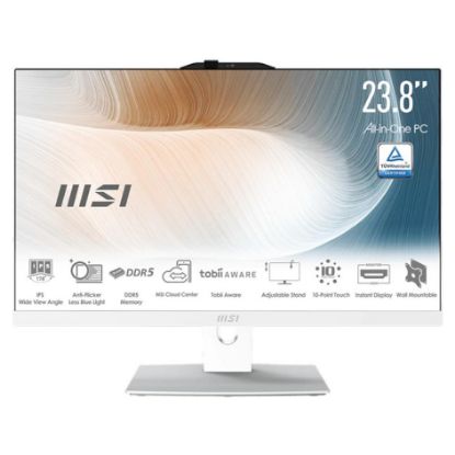 Imagem de Computador MSI AiO Modern AM242P 1M-2089XEU 24" Core 5 16GB SSD 512GB Intel Graphics Branco