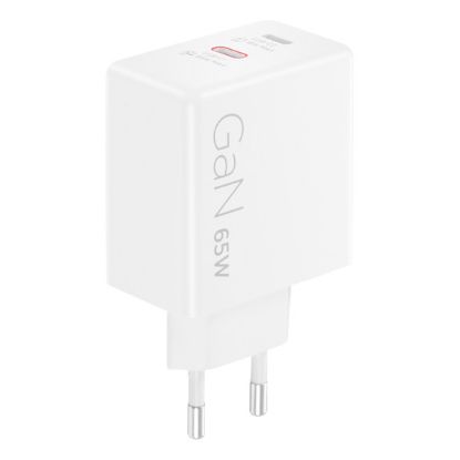 Imagem de Carregador de Tomada Lenovo Type-C Dual GaN 65W Branco
