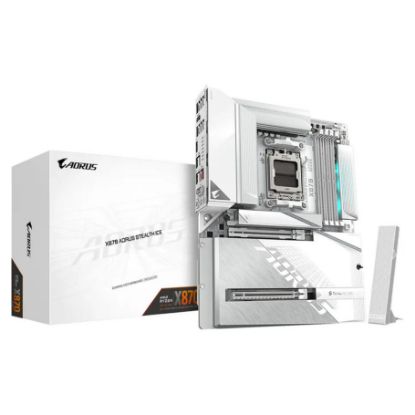 Imagem de Motherboard Gigabyte SktAM5 - X870 A STEALTH ICE WIFI DDR5