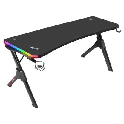 Imagem de Secretária Gaming Mars Gaming MGD 140 RGB Preta