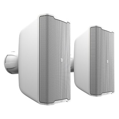 Imagem de Coluna p/ Parede Adam Hall DQOR5TW 5" Interior/Exterior 70/100V 70W Branca (Pack2)