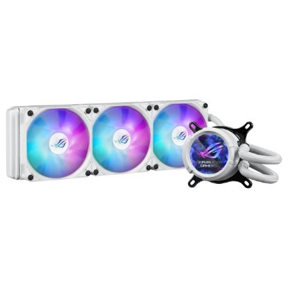Imagem de Cooler CPU Asus ROG STRIX LC III 360 ARGB Liquid LCD Branco