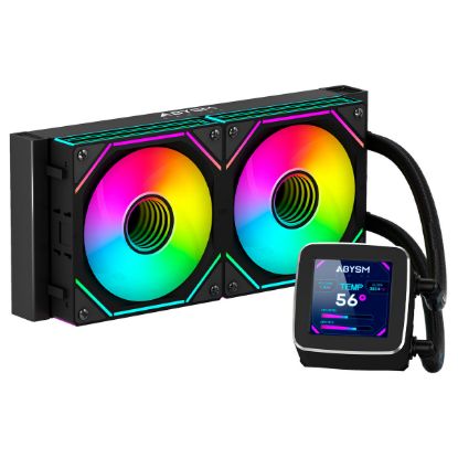 Imagem de Cooler CPU Abysm Oceanic 240 LCD ARGB Liquid Preto