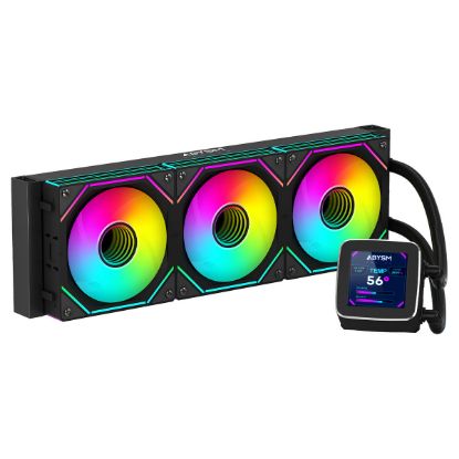 Imagem de Cooler CPU Abysm Oceanic 360 LCD ARGB Liquid Preto