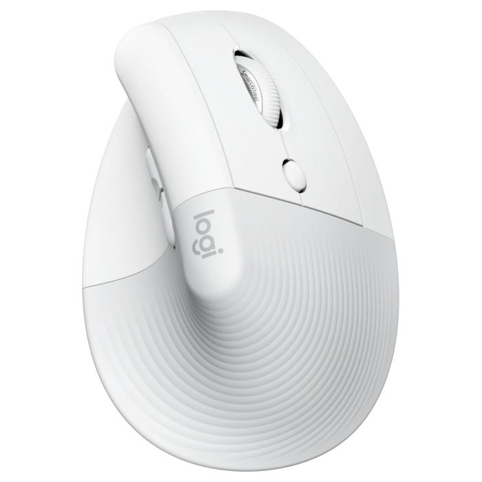 Rato Logitech Lift Vertical Ergonómico Wireless/Bluetooth Destro Branco ...