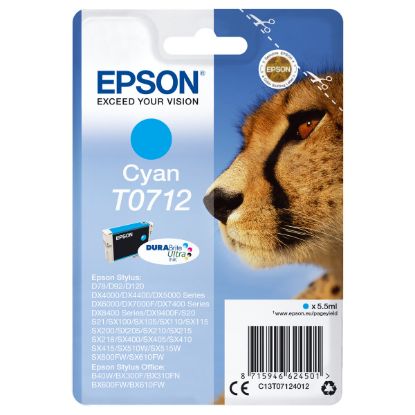 Imagem de Tinteiro Epson T0712 Ciano