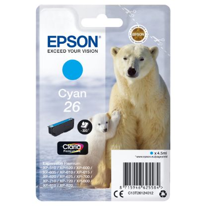Imagem de Tinteiro Epson 26 Ciano - T2612