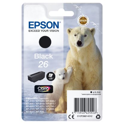 Imagem de Tinteiro Epson 26 Preto - T2601