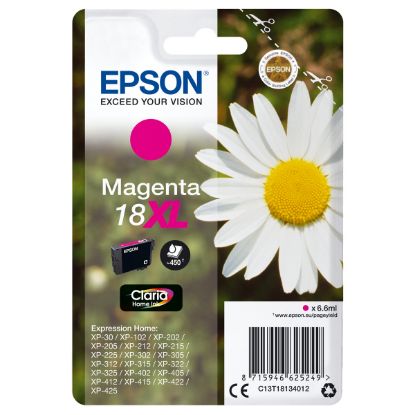 Imagem de Tinteiro Epson 18 XL Magenta - T1813