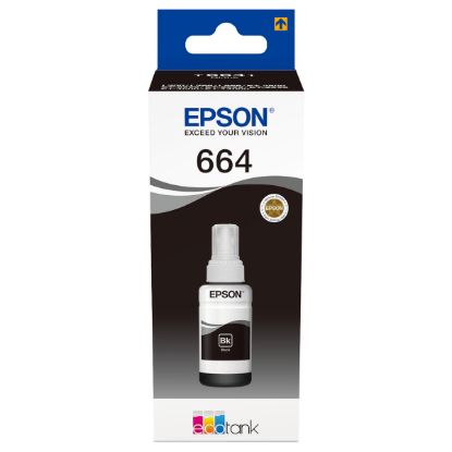 Imagem de Tanque de Tinta Epson T6641 Preto (EcoTank)