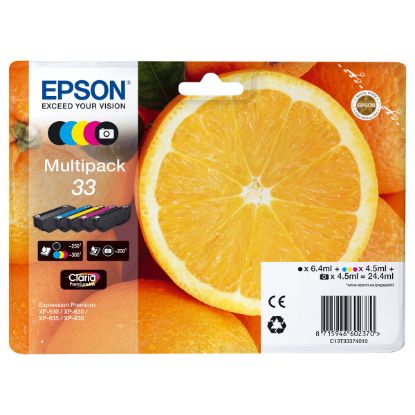 Imagem de Tinteiro Epson 33 Multipack 5 Cores