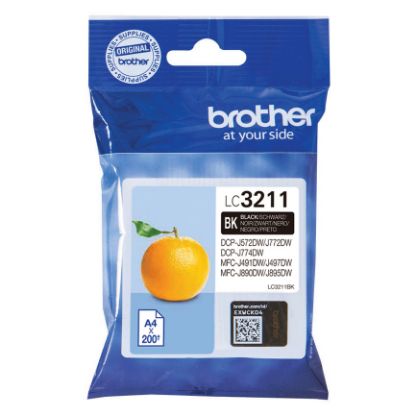 Imagem de Tinteiro Brother LC3211BK Preto