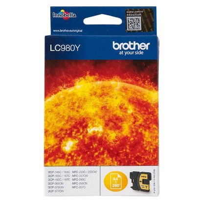 Imagem de Tinteiro Brother LC980 Amarelo