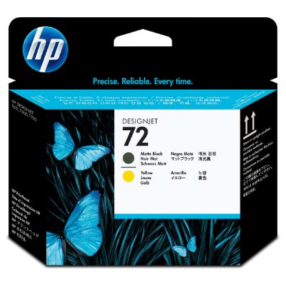 Imagem de Cabeça de Impressão HP Designjet 72 Preto Mate/Amarelo
