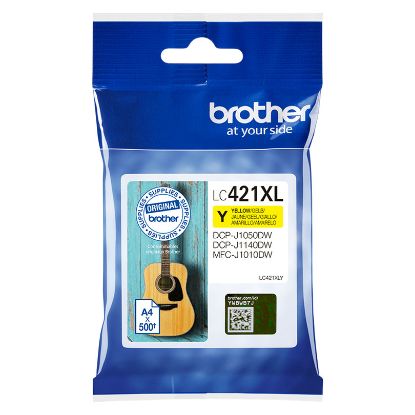Imagem de Tinteiro Brother LC421XL Amarelo