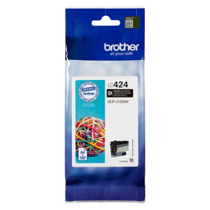 Imagem de Tinteiro Brother LC424BK Preto