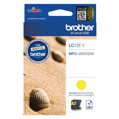 Imagem de Tinteiro Brother LC12E XL Amarelo