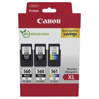 Imagem de Tinteiro Canon 2x PG-560 XL/1x CL-561 XL Multipack