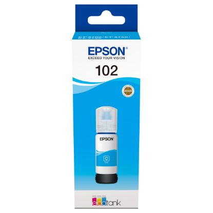 Imagem de Tanque de Tinta Epson 102 Ciano (EcoTank)