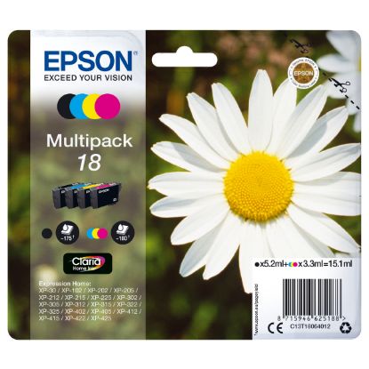 Imagem de Tinteiro Epson T1806 Multipack 4 Cores
