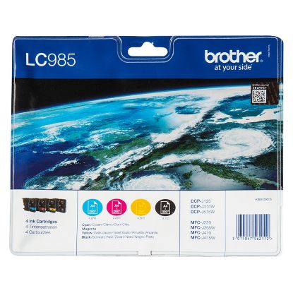 Imagem de Tinteiro Brother LC985VALBP Pack 4 Cores