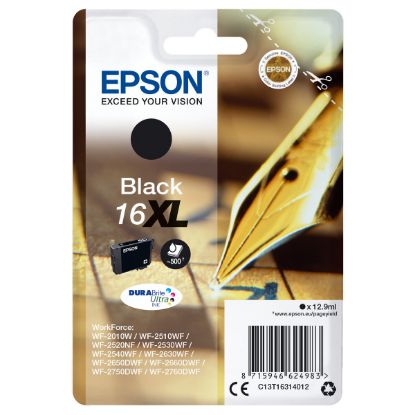 Imagem de Tinteiro Epson 16 XL Preto - T1631