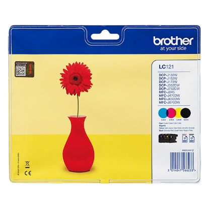 Imagem de Tinteiro Brother LC121VALBP Pack 4 Cores