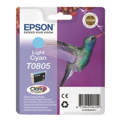Imagem de Tinteiro Epson T0805 Ciano Claro