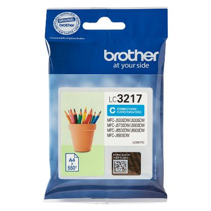 Imagem de Tinteiro Brother LC3217 Ciano
