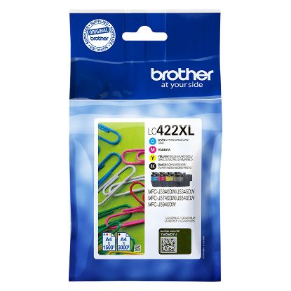 Imagem de Tinteiro Brother LC422XLVAL Pack 4 Cores