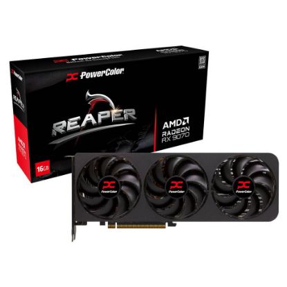 Imagem de Placa Gráfica Powercolor Radeon RX 9070 Reaper 16GB