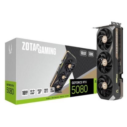 Imagem de Placa Gráfica ZOTAC GeForce RTX 5080 SOLID CORE 16GB DLSS4