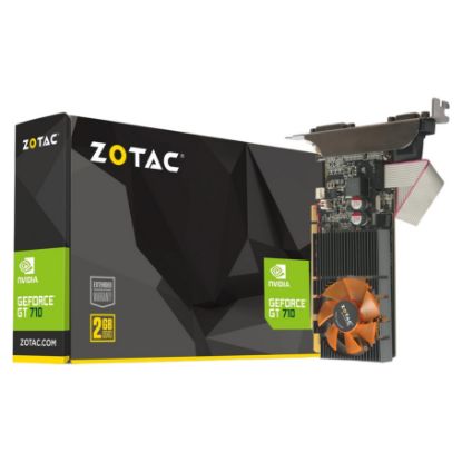 Imagem de Placa Gráfica ZOTAC GeForce GT 710 2GB DDR3