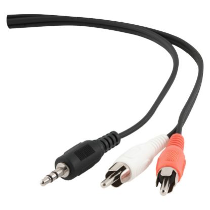 Imagem de Cabo Adaptador Audio 3.5mm p/ Dual RCA Equip M/M - 2.5Mtr