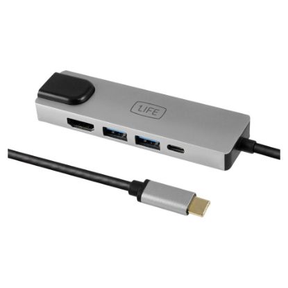 Imagem de Cabo Adaptador Type-C p/ Multiportas 1Life