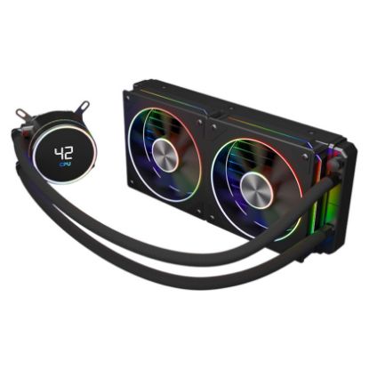 Imagem de Cooler CPU Zolyd Liquid Hyperflow ARGB 240 Preto