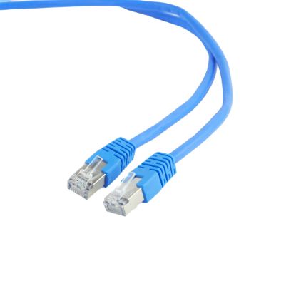 Imagem de Cabo de Rede RJ45 Gembird Cat.6 FTP Azul - 50cm