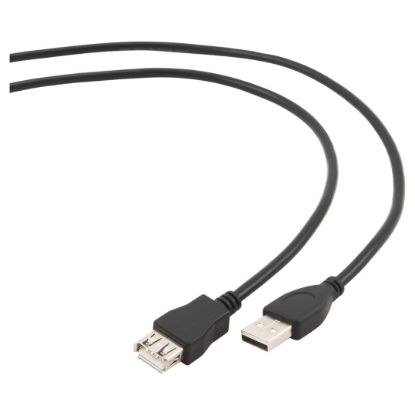 Imagem de Cabo USB2.0 Extensão Gembird Preto - 1.8Mtr