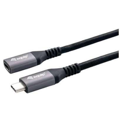 Imagem de Cabo USB3.2 Type-C Extensão Equip Preto - 50cm