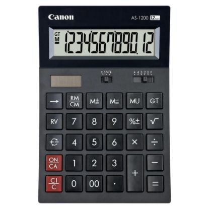 Imagem de Calculadora de Secretária Canon AS-1200 Dígitos 12