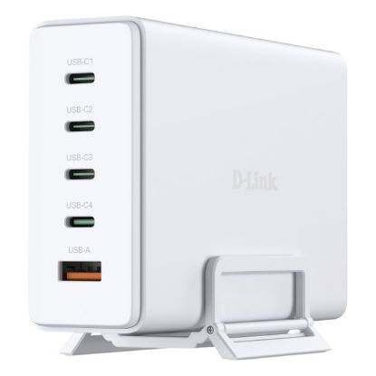 Imagem de Carregador D-Link 4 Portas Type-C + USB DCF-241/E GaN 240W Branco