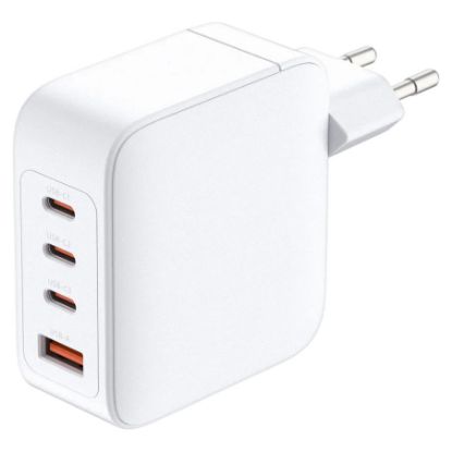 Imagem de Carregador de Tomada D-Link 3 Portas Type-C + USB DCF-141/E GaN 140W Branco