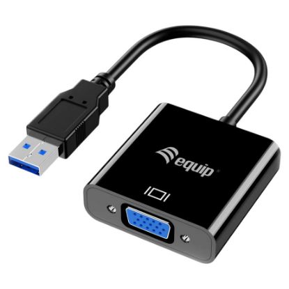 Imagem de Cabo Adaptador USB3.0 p/ VGA M/F Equip