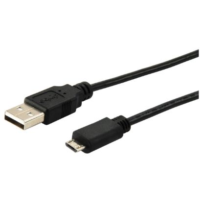 Imagem de Cabo MicroUSB p/ USB2.0 Equip Preto - 1.8Mtr