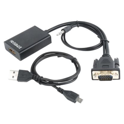 Imagem de Cabo Adaptador VGA p/ HDMI M/F Gembird