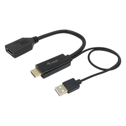 Imagem de Cabo Adaptador HDMI p/ DisplayPort M/F 4K 60Hz Equip