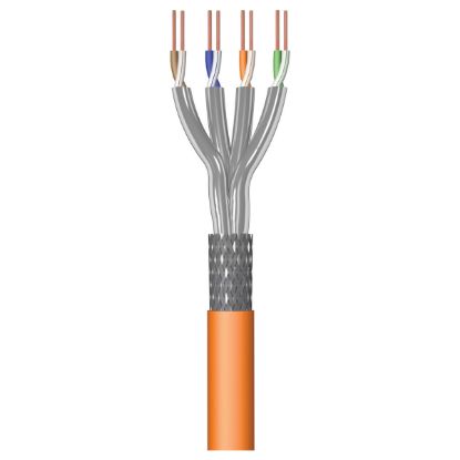 Imagem de Cabo de Rede RJ45 Ewent Cat.7 S/FTP Laranja - 50Mtr